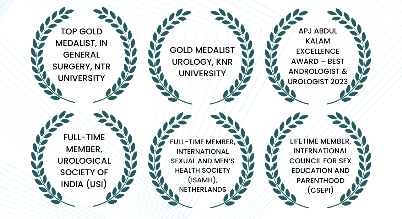 Dr. Srikanth Munna awards and memberships — gold medalist, APJ Abdul Kalam Excellence Award, USI, ISAMH, CSEPI